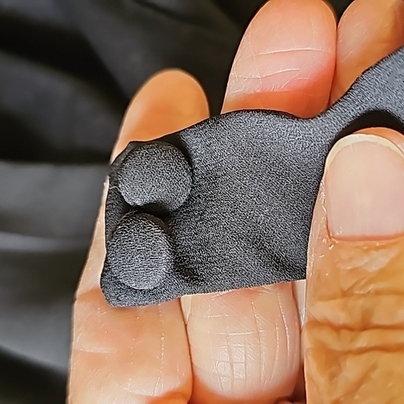 Lu Lus black haulter mini dress large. Lace on bottom trim. Witchy goth Romantic - Picture 8 of 9